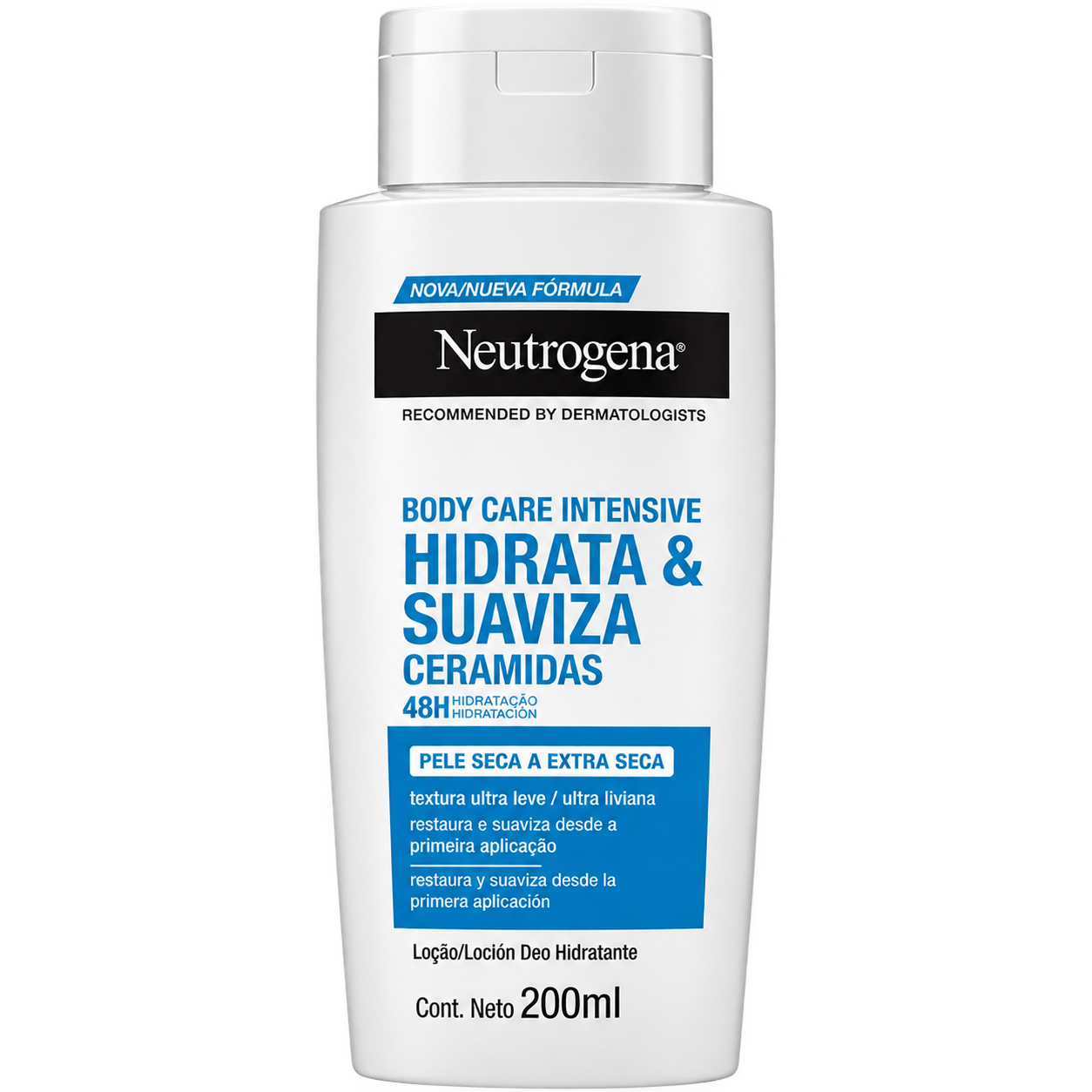 Neutrogena Loção Body Care Intensive Hidrata e Suaviza 200ml